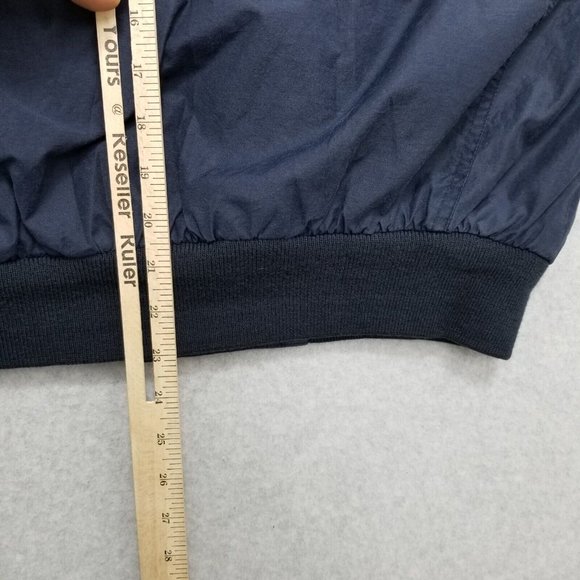 G2000 Jacket Mens Large Blue Full Zip Pockets Hooded - Picture 11 of 11